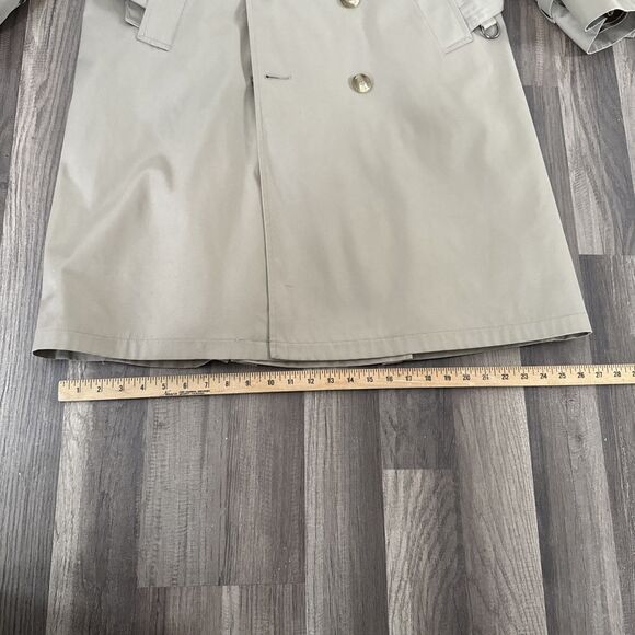 Vintage Brooks Brothers Mens Sz 36 Short Tan Over Coat Dacron Polyester DuPont - Picture 2 of 12